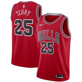 Dres Chicago Bulls Dalen Terry 25 Nike 2022-23 Icon Edition Crvena Swingman
